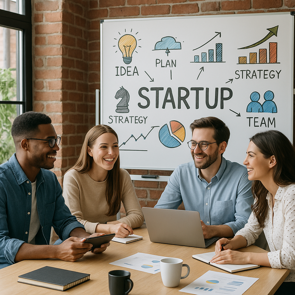 Startup team building and launching